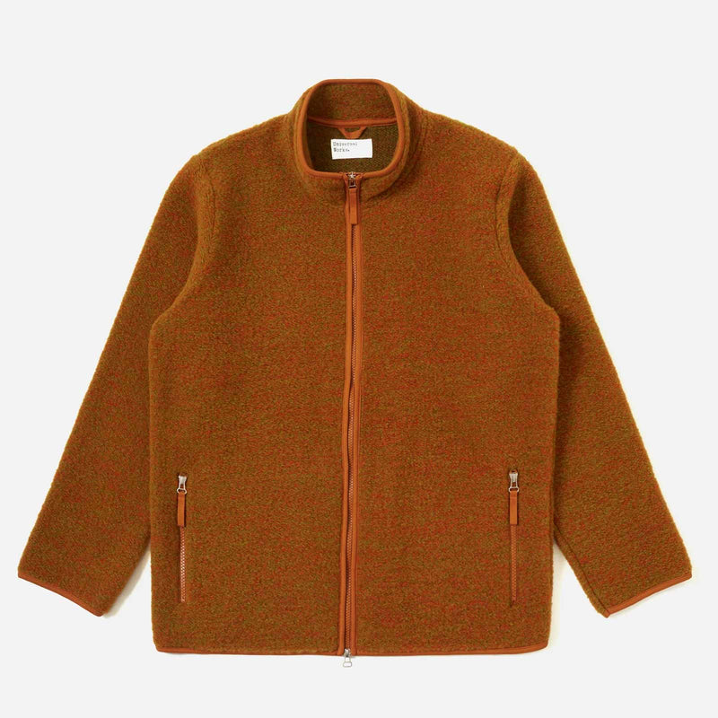 Six Wool Fleece Climbing Jacket orange Universal Works
