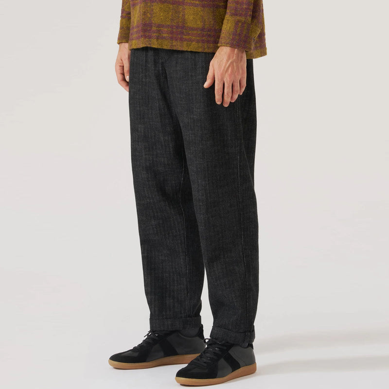 Super Cotton Denim Chino black Universal Works