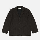 Three Button Salt n Pepper Tweed Jacket black Universal Works