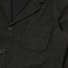 Three Button Salt n Pepper Tweed Jacket black Universal Works