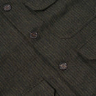 Utility Jacket Stripe Wool Mix black/olive