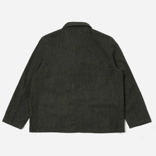 Utility Jacket Stripe Wool Mix black/olive