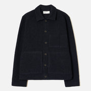 Wool Fleece Uniform Jacket navy