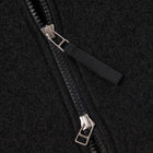 Wool Fleece Zip Bomber black Universal Works