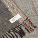 Wool Scarf - Border Merino Wool grey