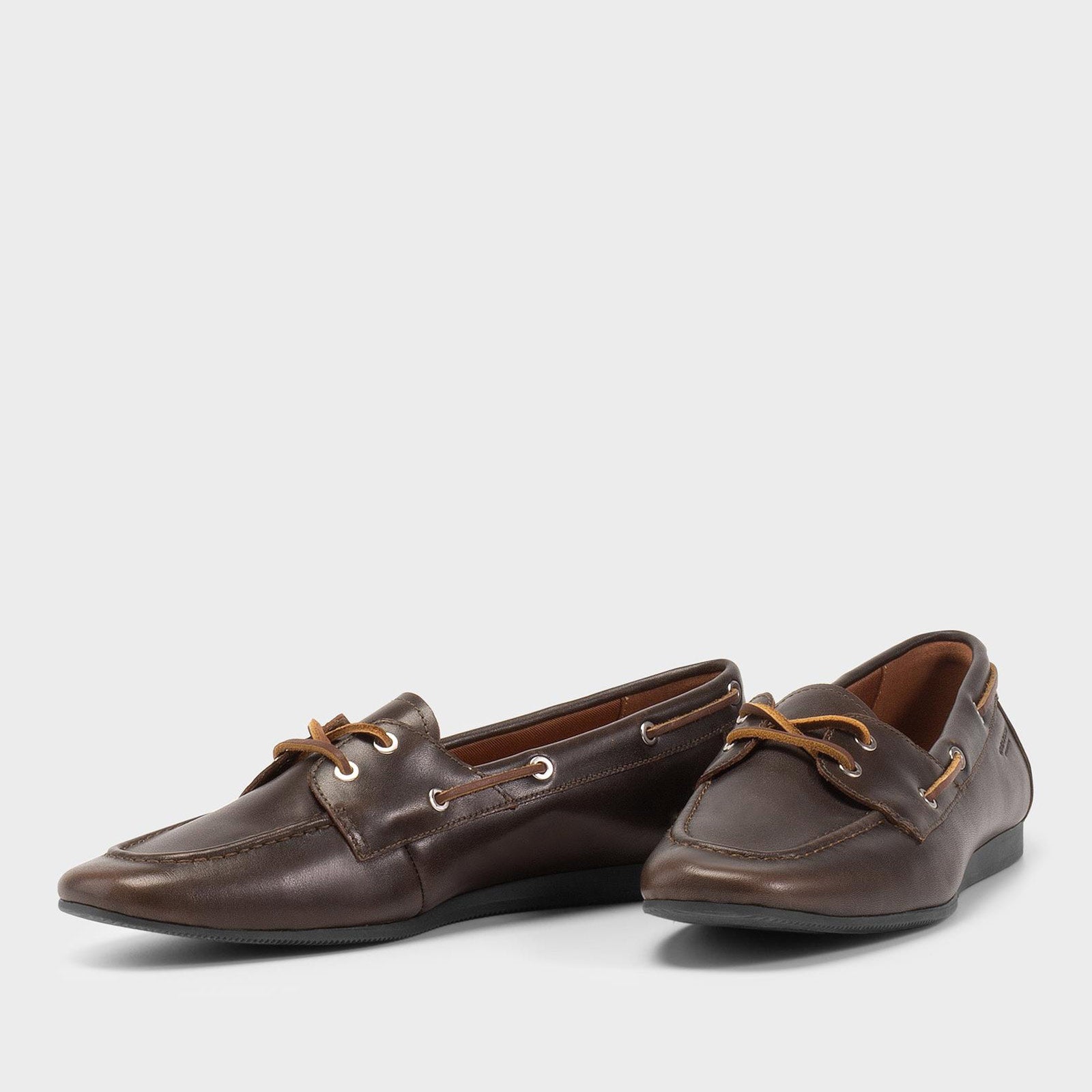 Hillary Boat Shoes brown Vagabond Shoemakers