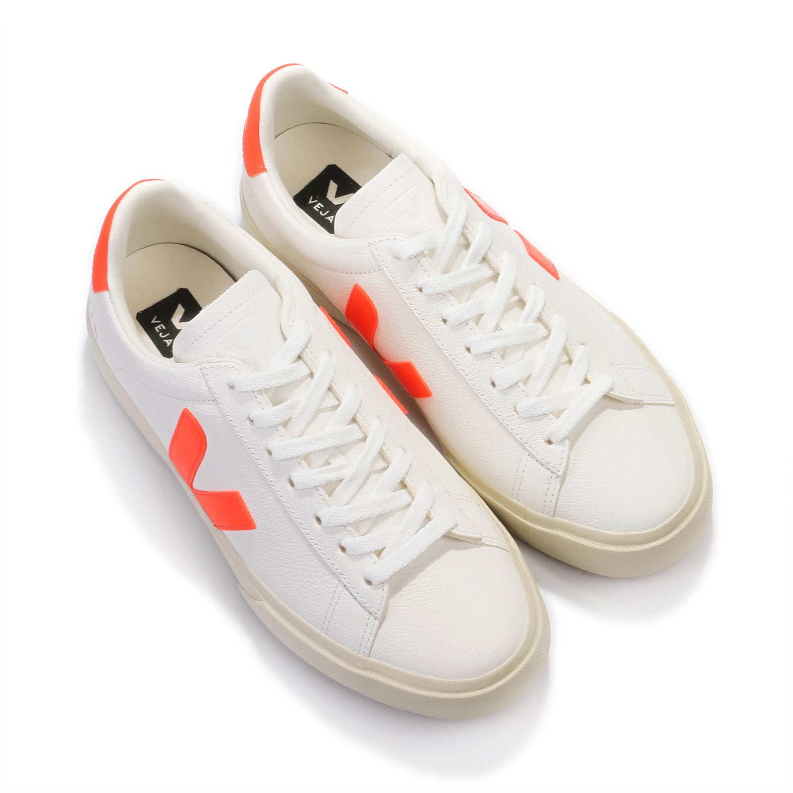 Campo Chromefree Leather extra white/orange fluo