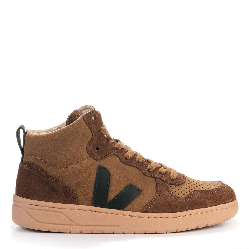 V-15 Midtop Suede brown/black