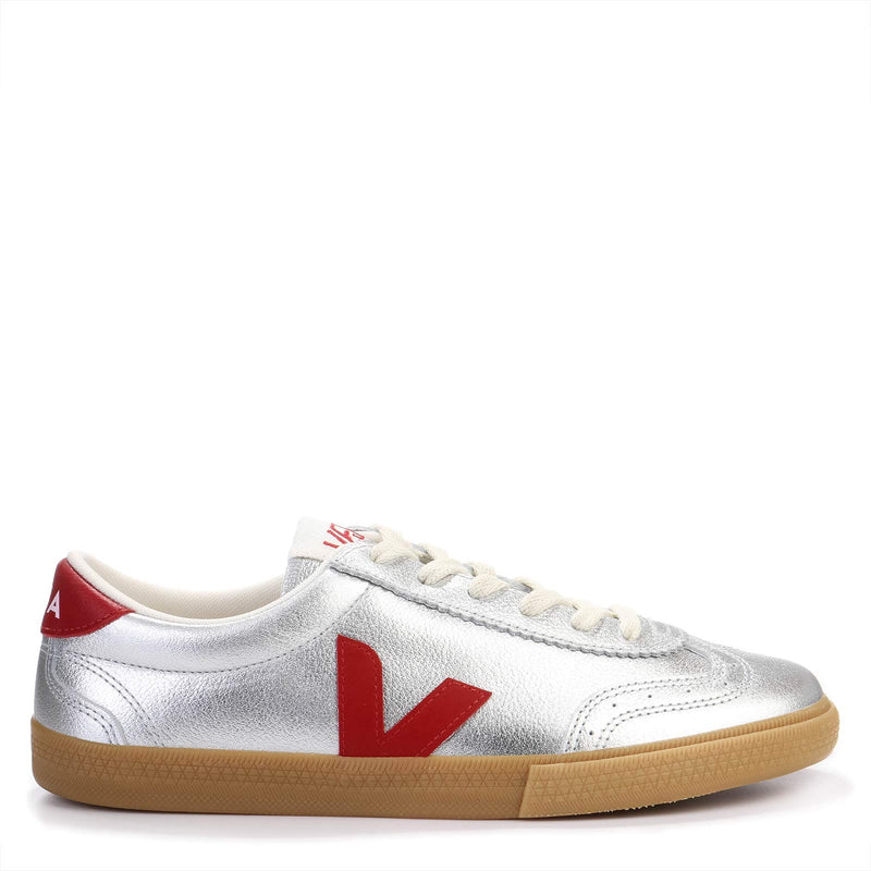 Volley O.T. Leather silver/pepper Veja