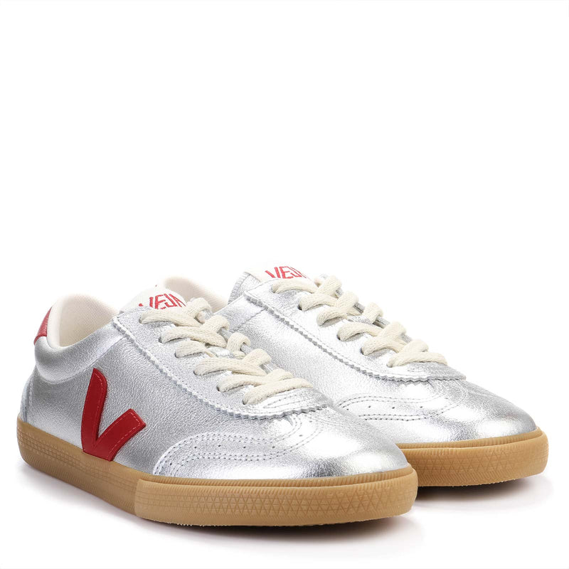 Volley O.T. Leather silver/pepper Veja