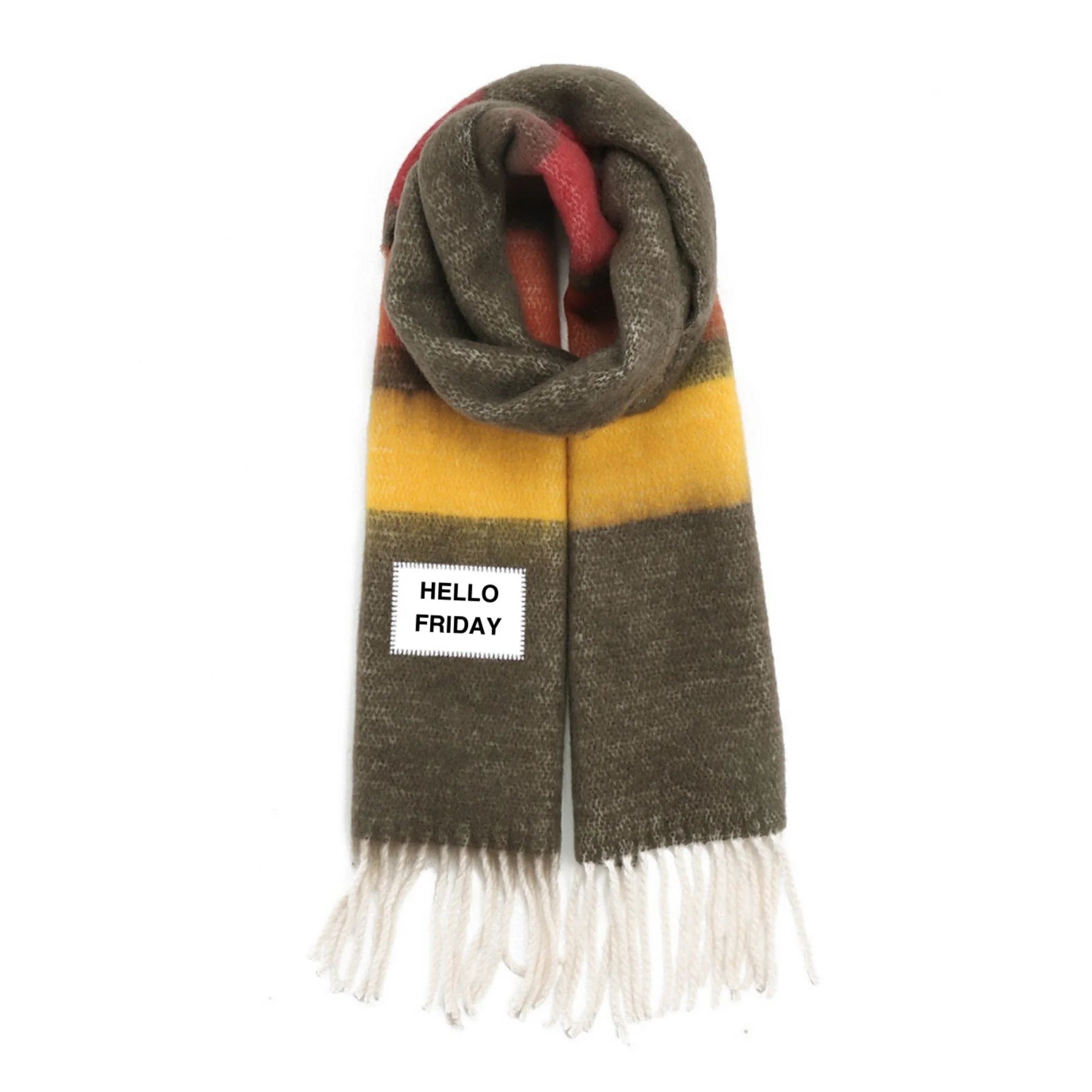 Hello Friday Scarf NVTD049 multi