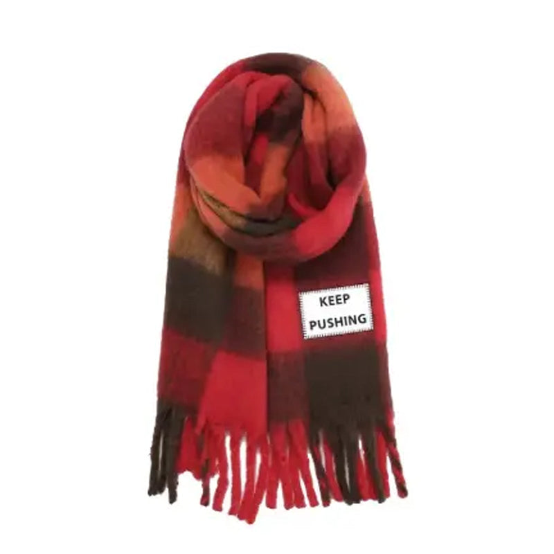Keep Pushing Scarf Verb To Do