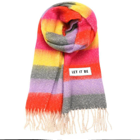 Let It Be Color Blocks Scarf SCF031 multi