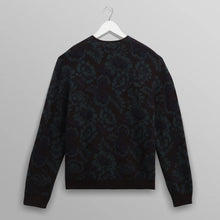 Alban Cardigan Floral Text Jcqrd black/green Wax London