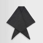 Arnold Knitted Rib Scarf charcoal