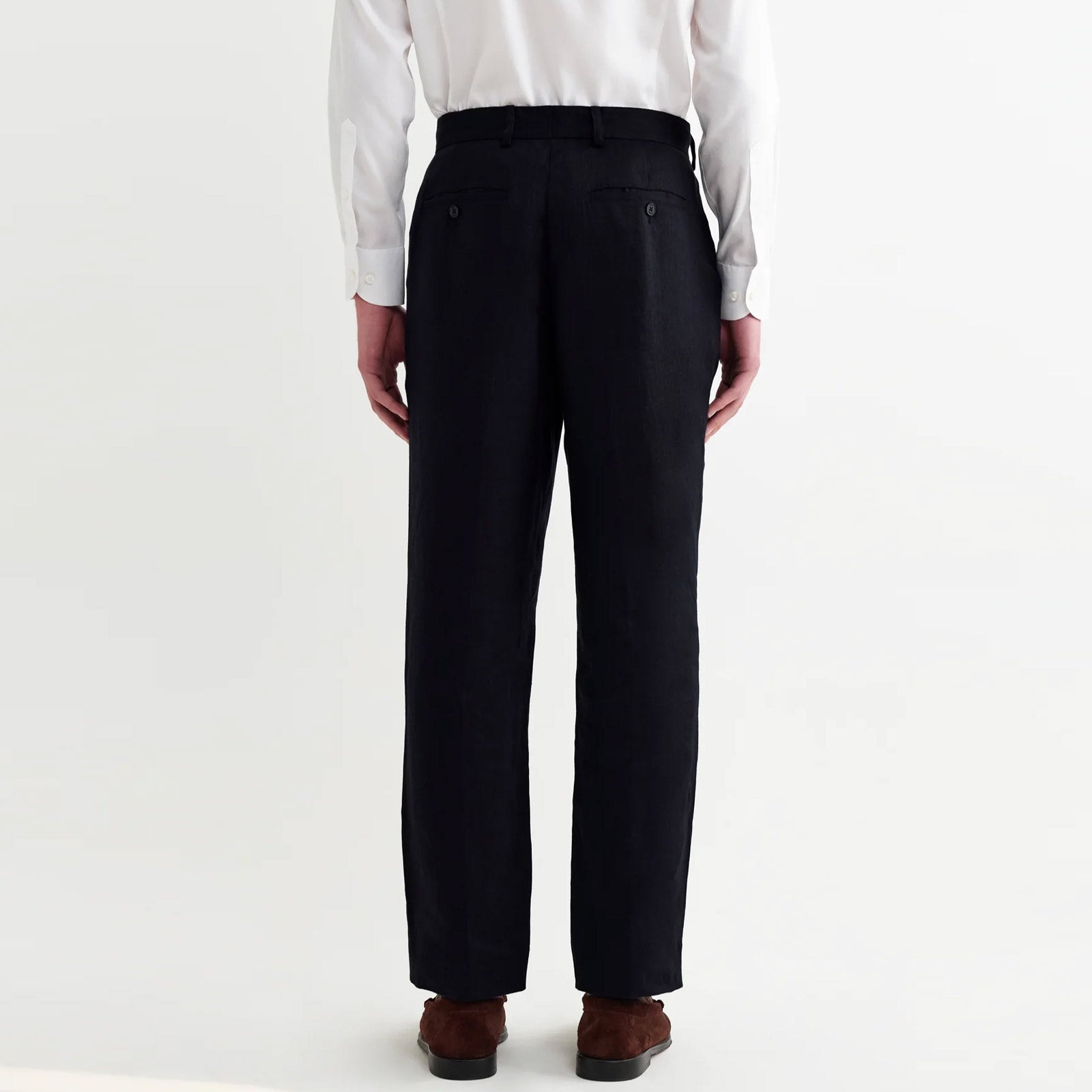 Aubyn Linen Trousers navy