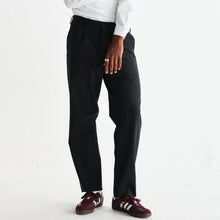 Aubyn Wool Blend Twill Trouser charcoal Wax London
