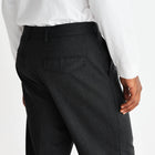 Aubyn Wool Blend Twill Trouser charcoal Wax London