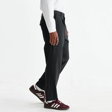 Aubyn Wool Blend Twill Trouser charcoal Wax London