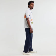Didcot S/S Chunky Flower Stitch Shirt ecru/multi Wax London