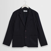 Fintry 2.0 Linen Blazer midnight Wax London