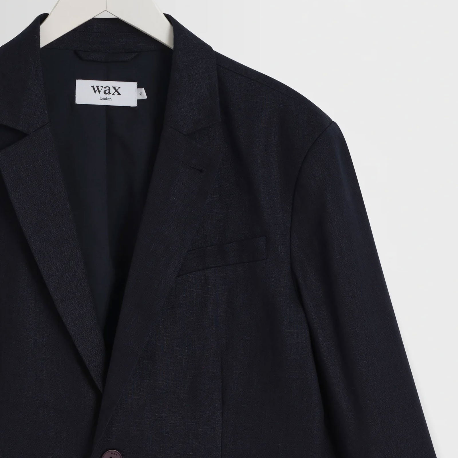 Fintry 2.0 Linen Blazer midnight Wax London