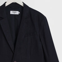 Fintry 2.0 Linen Blazer midnight Wax London