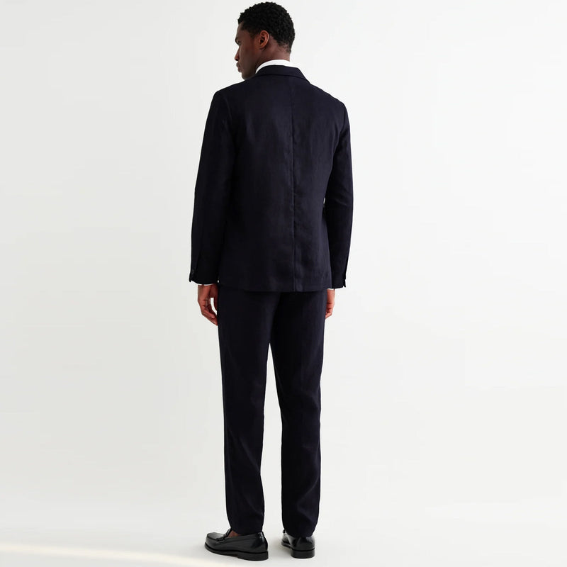Fintry 2.0 Linen Blazer midnight Wax London