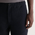 Kurt Tonal Jacquard Trousers navy/black