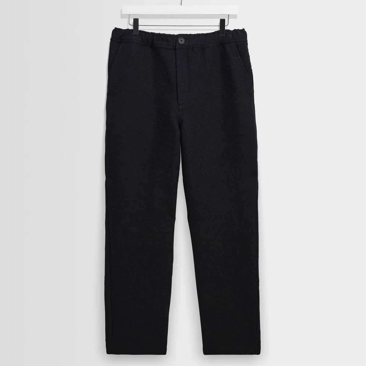 Kurt Tonal Jacquard Trousers navy/black