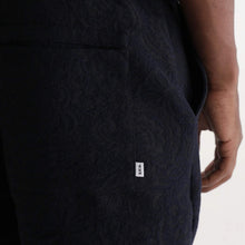 Kurt Tonal Jacquard Trousers navy/black