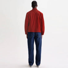 Lytton Crinkle Nylon Overshirt red