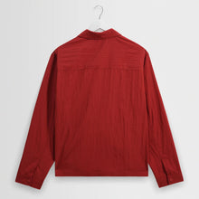 Lytton Crinkle Nylon Overshirt red