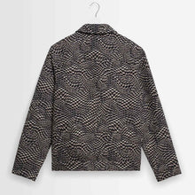 Park Geo Wave Jacquard Jacket navy/brown