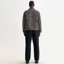 Park Geo Wave Jacquard Jacket navy/brown