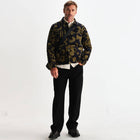 Rockley Oveshirt Shapes Jumbo Cord navy/khaki Wax London