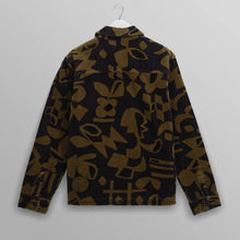 Rockley Oveshirt Shapes Jumbo Cord navy/khaki Wax London