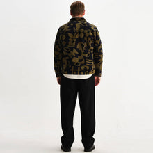 Rockley Oveshirt Shapes Jumbo Cord navy/khaki Wax London