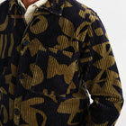Rockley Oveshirt Shapes Jumbo Cord navy/khaki Wax London