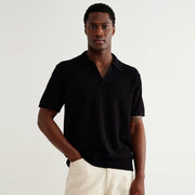 Siena S/S Polo black Wax London