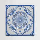 Sloane Neckscarf ecru/blue Wax London
