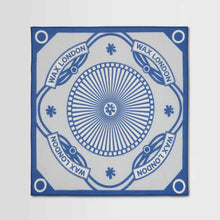 Sloane Neckscarf ecru/blue Wax London