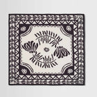 Sloane Painted Flower Neckscarf navy/ecru Wax London