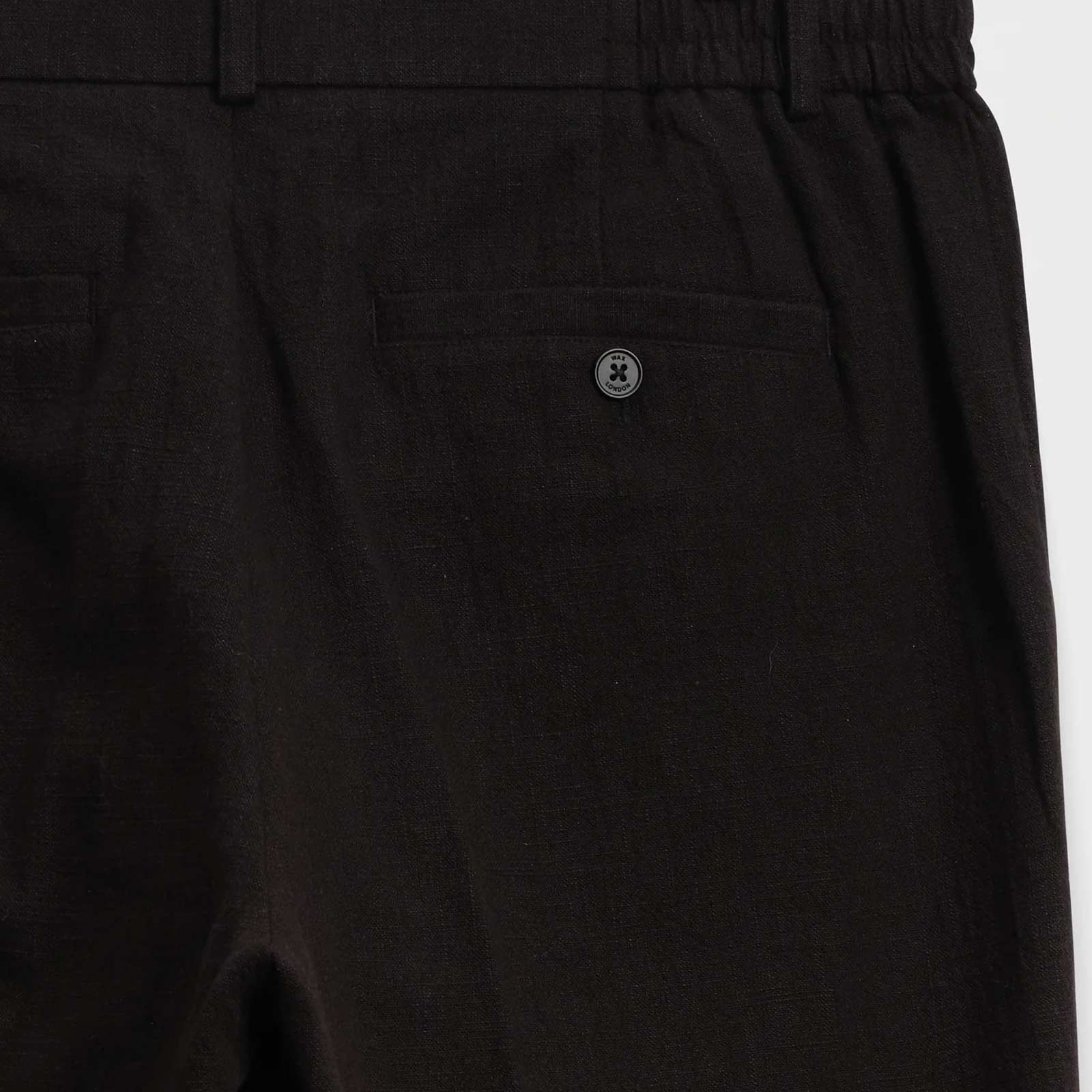 Tyne Cotton Tencel Trousers black Wax London