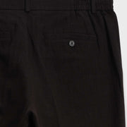 Tyne Cotton Tencel Trousers black Wax London