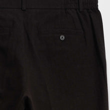 Tyne Cotton Tencel Trousers black Wax London