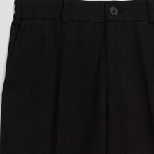 Tyne Cotton Tencel Trousers black Wax London