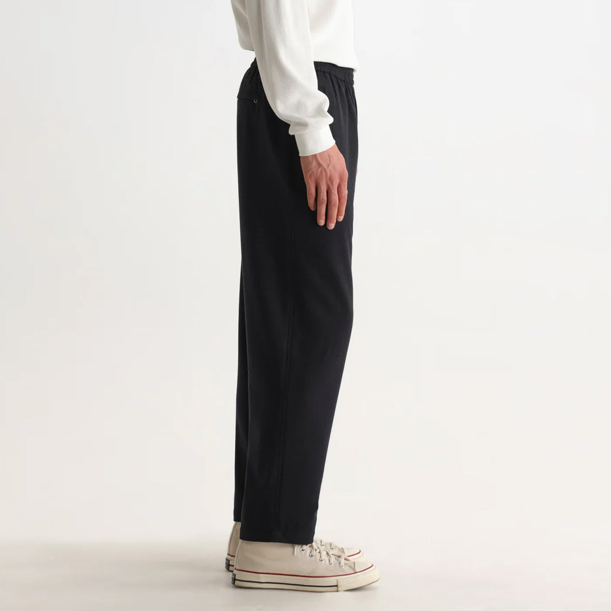 Tyne Wool Blend Trousers navy