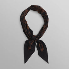 Vallance - Paisley Neck Scarf black/brown Wax London