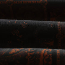 Vallance - Paisley Neck Scarf black/brown Wax London